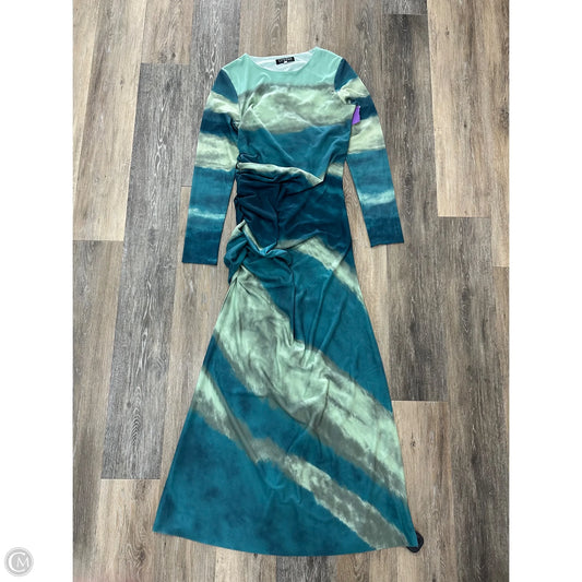 Dress Party Long By Luxurly In Tie Dye Print, Size: L