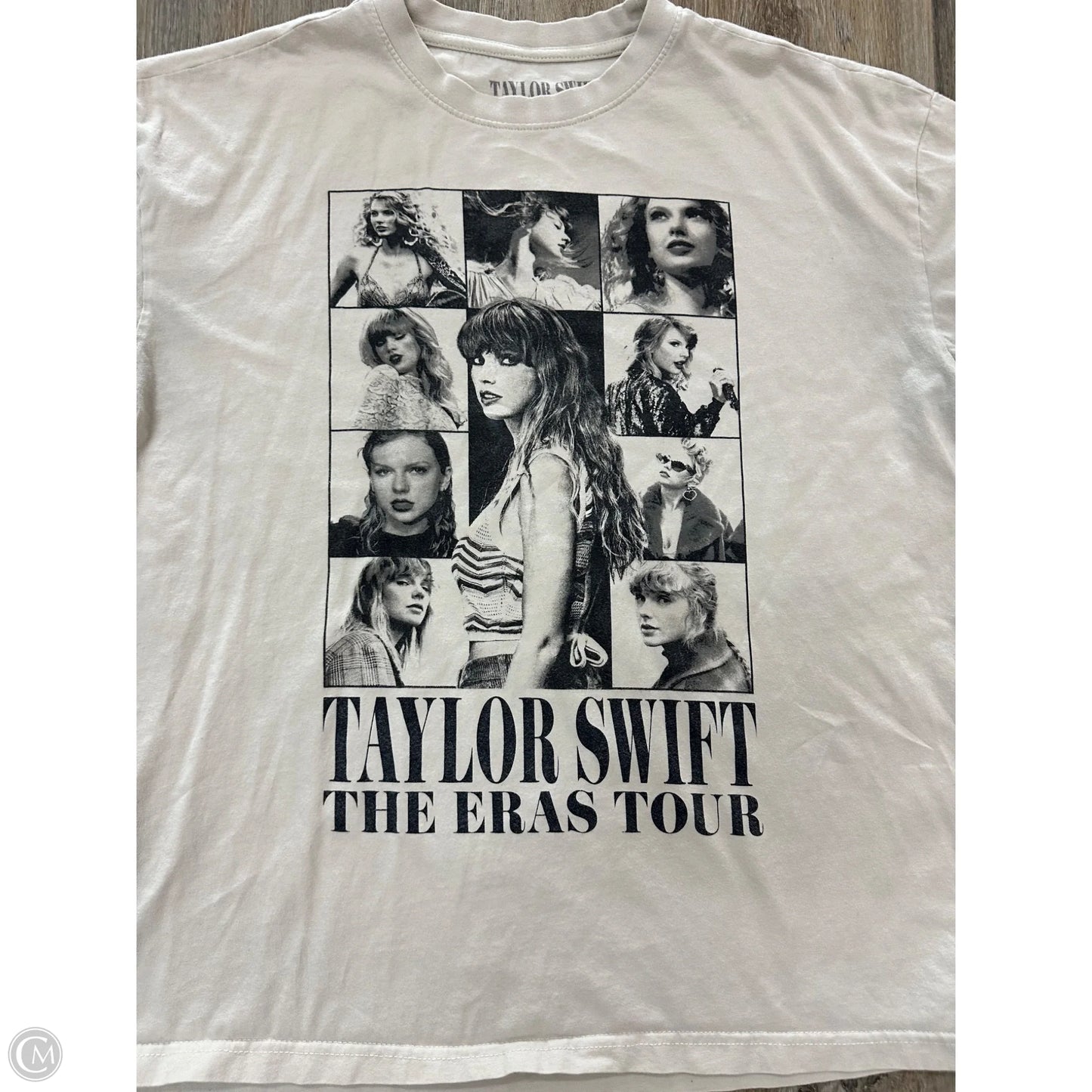 Top Short Sleeve By Taylor Swift In Tan, Size: S