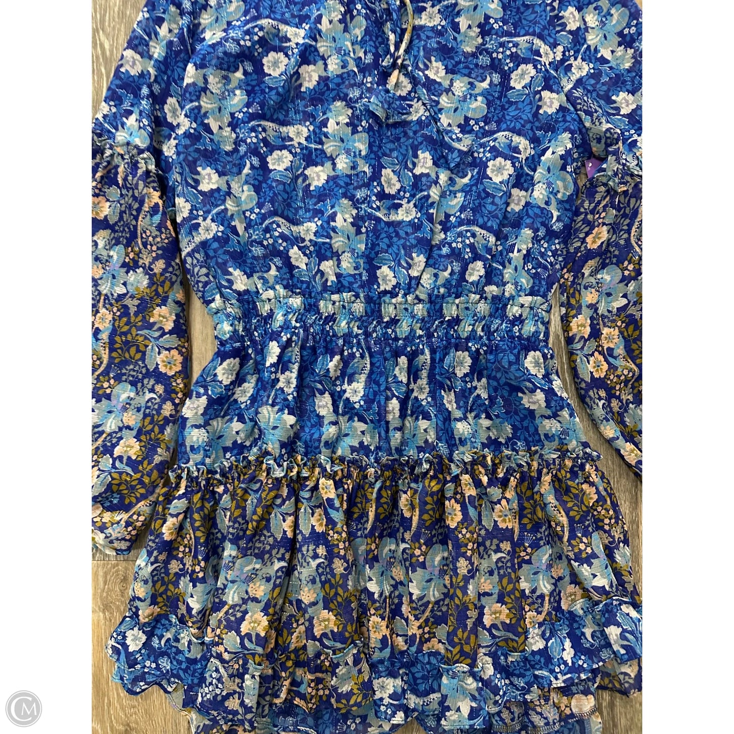 Dress Designer By Misa In Blue, Size: S