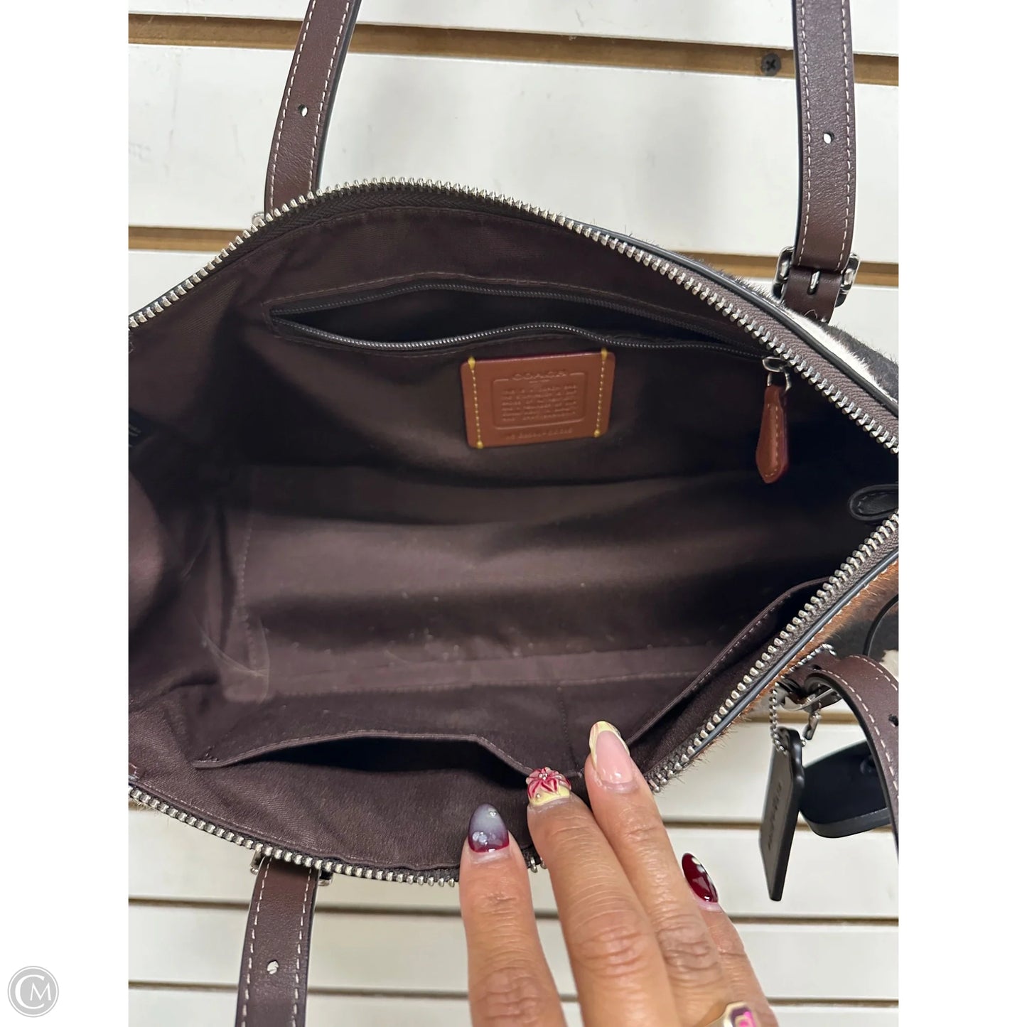 Handbag Designer By Coach, Size: Small