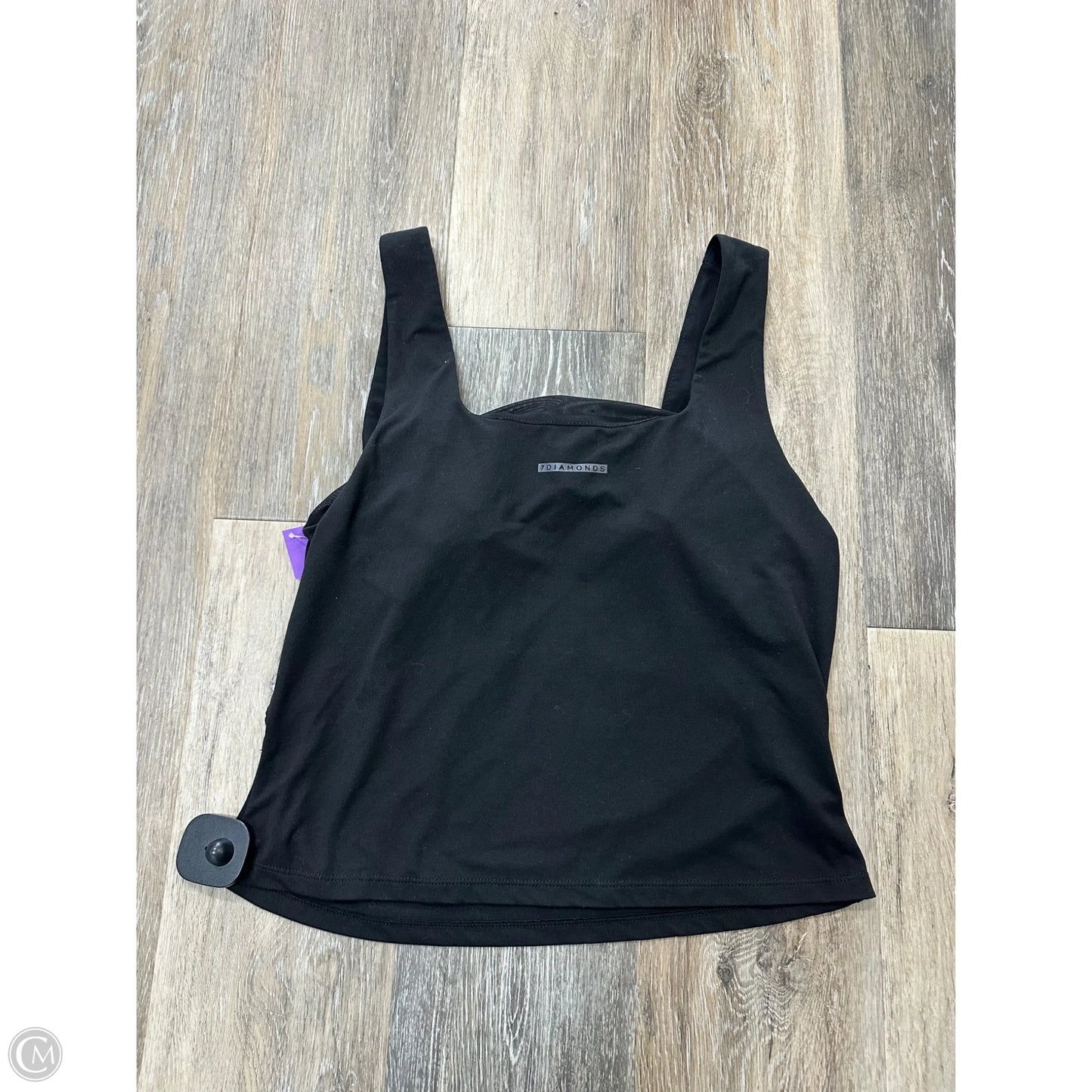 Tank Top By 7 Diamonds In Black, Size: L