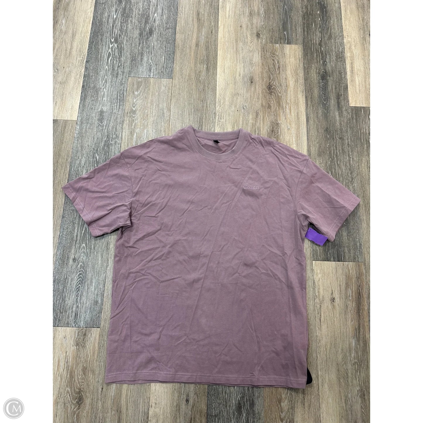 Top Short Sleeve By Comfrt In Purple, Size: S
