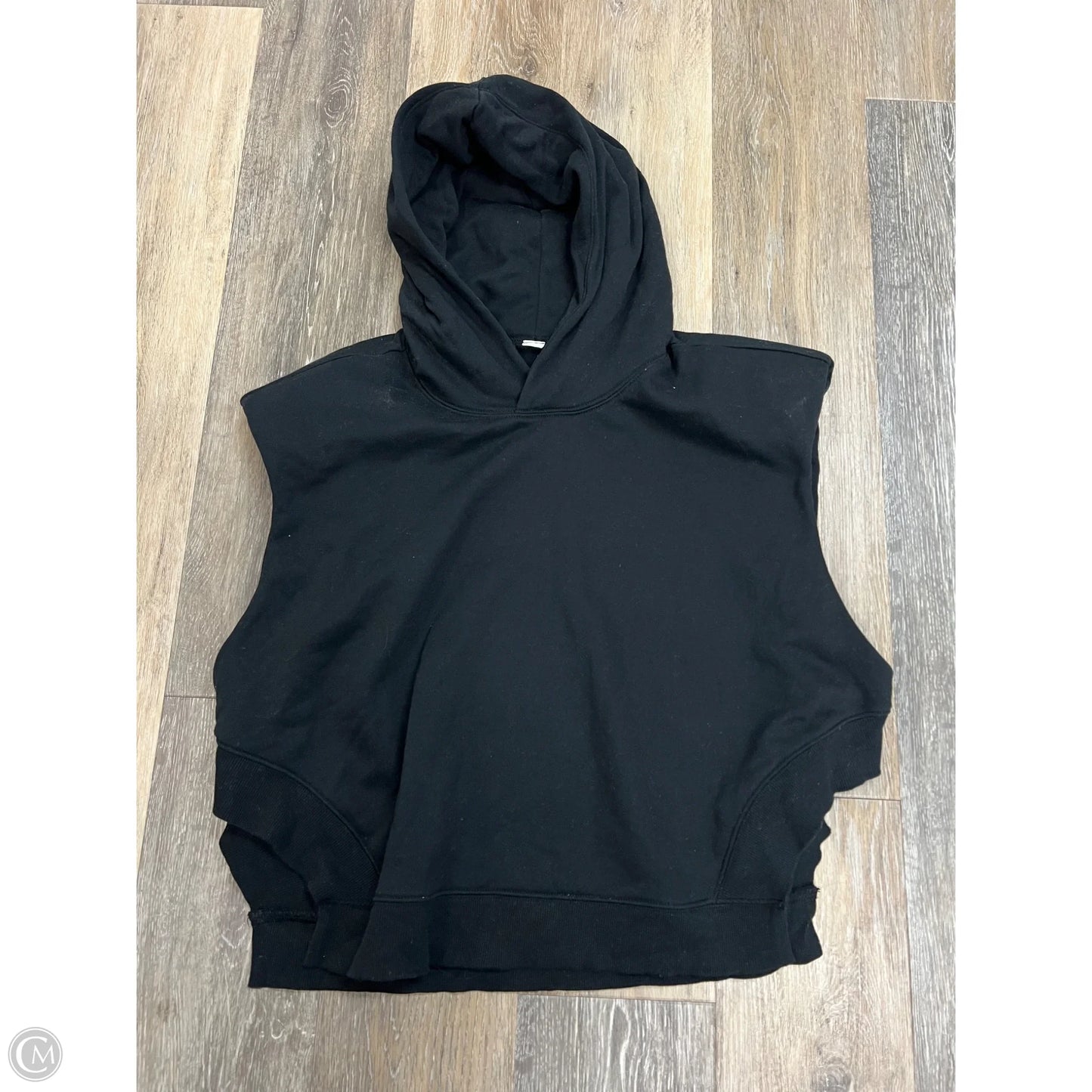 Athletic Sweatshirt Hoodie By Alo In Black, Size: M