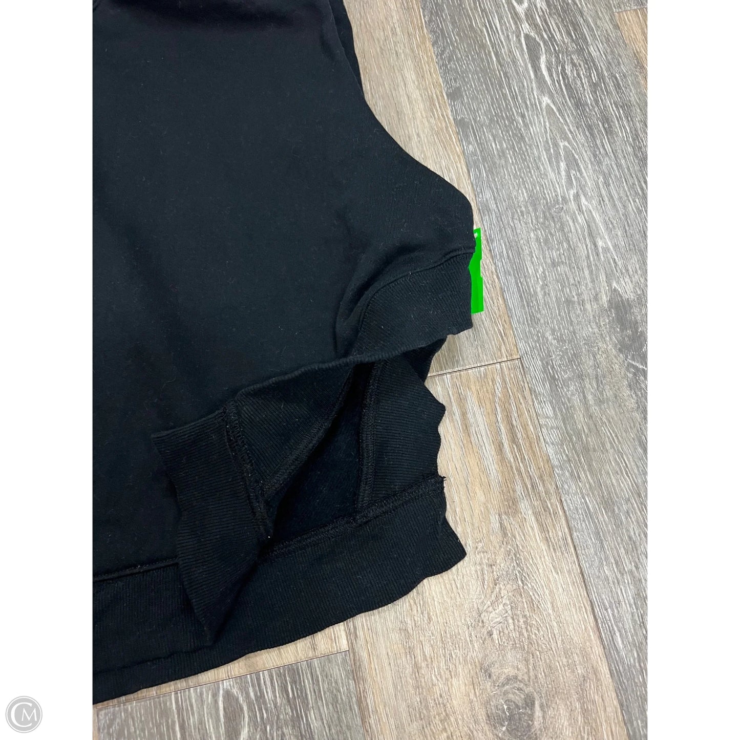 Athletic Sweatshirt Hoodie By Alo In Black, Size: M