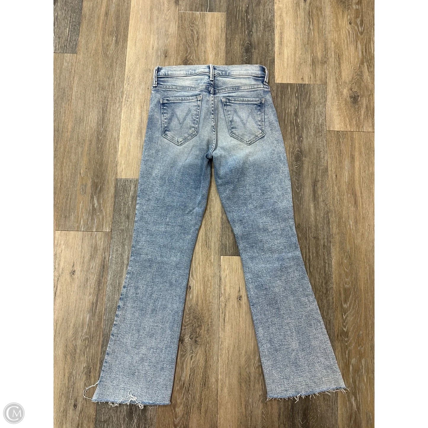 Jeans Cropped By Mother In Blue Denim, Size: 1/25