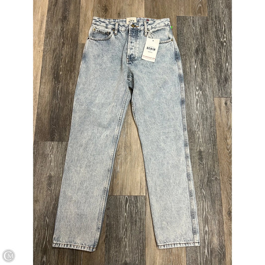 Jeans Straight By Sezane In Blue Denim, Size: 6