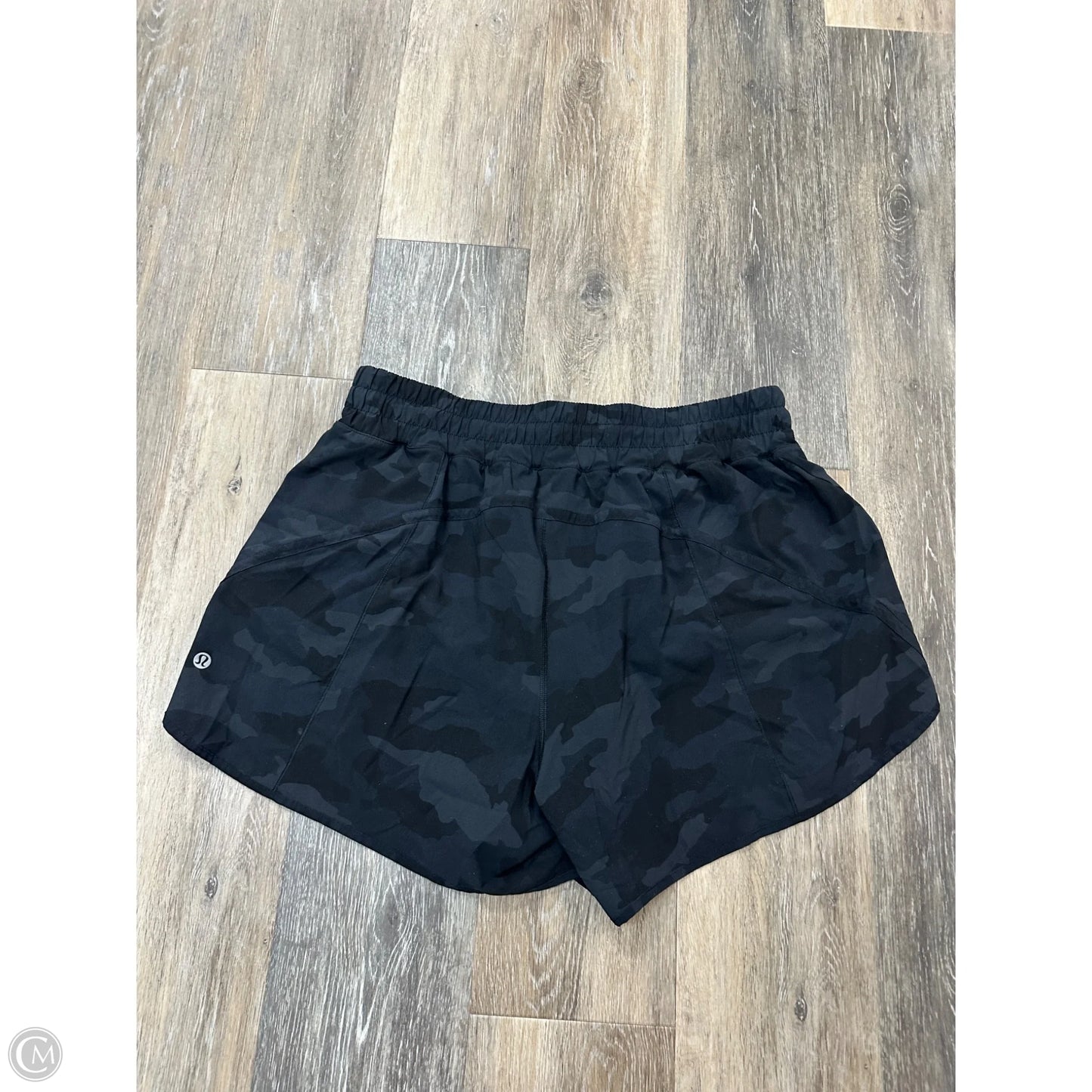 Athletic Shorts By Lululemon In Camouflage Print, Size: 14