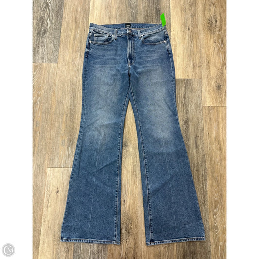 Jeans Straight By Edwin In Blue Denim, Size: 12