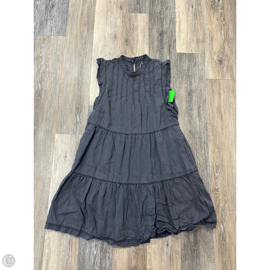 Dress Casual Midi By Anthropologie In Grey, Size: M