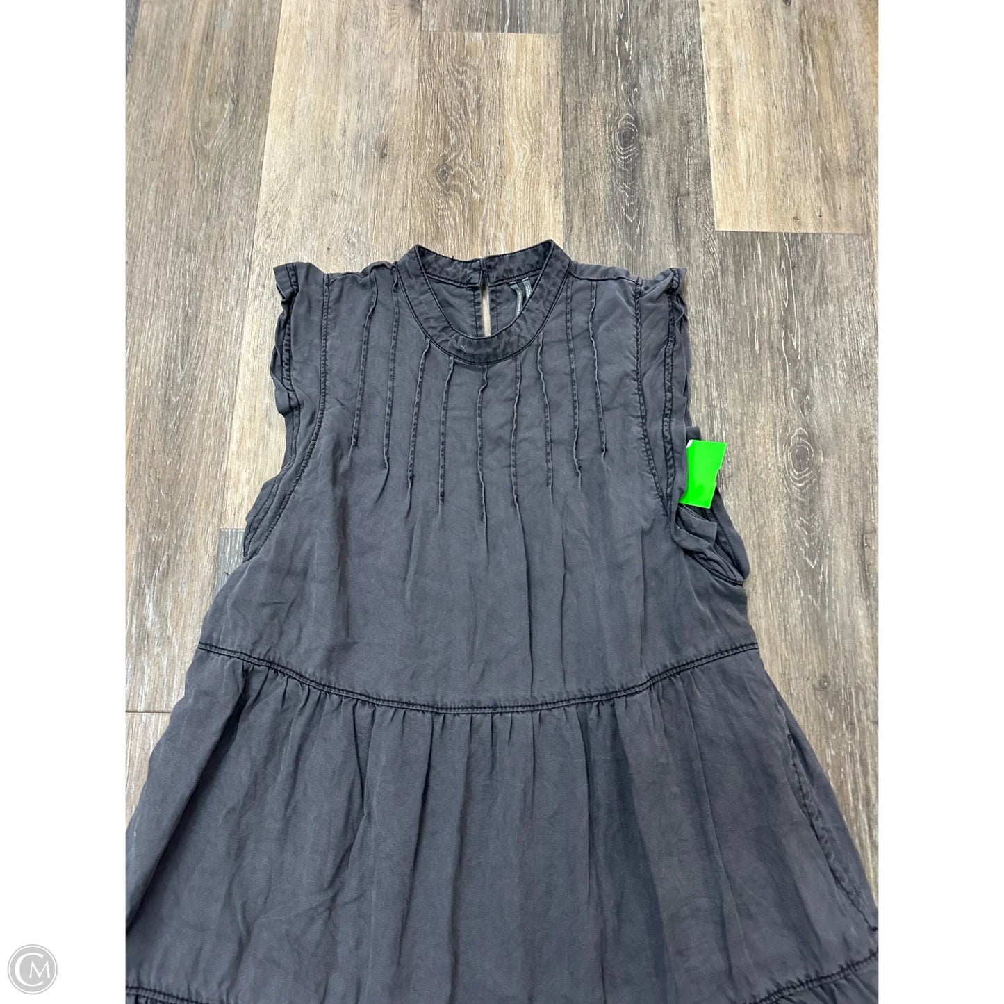 Dress Casual Midi By Anthropologie In Grey, Size: M
