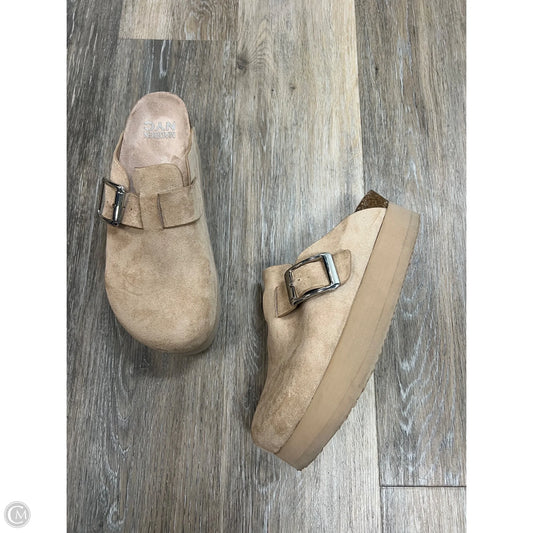 Shoes Heels Platform By Madden Nyc In Tan, Size: 9