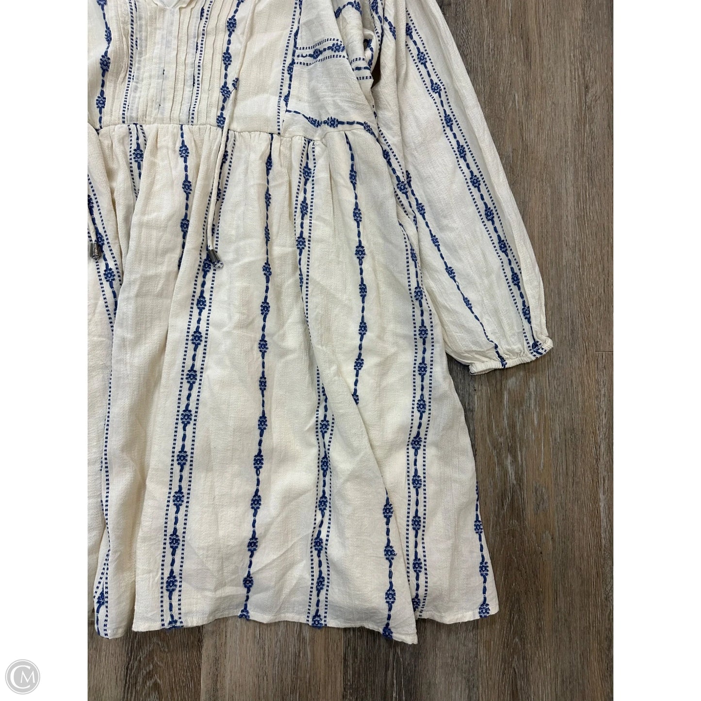 Dress Casual Short By Cotton & Rye In Blue & Cream, Size: Xl