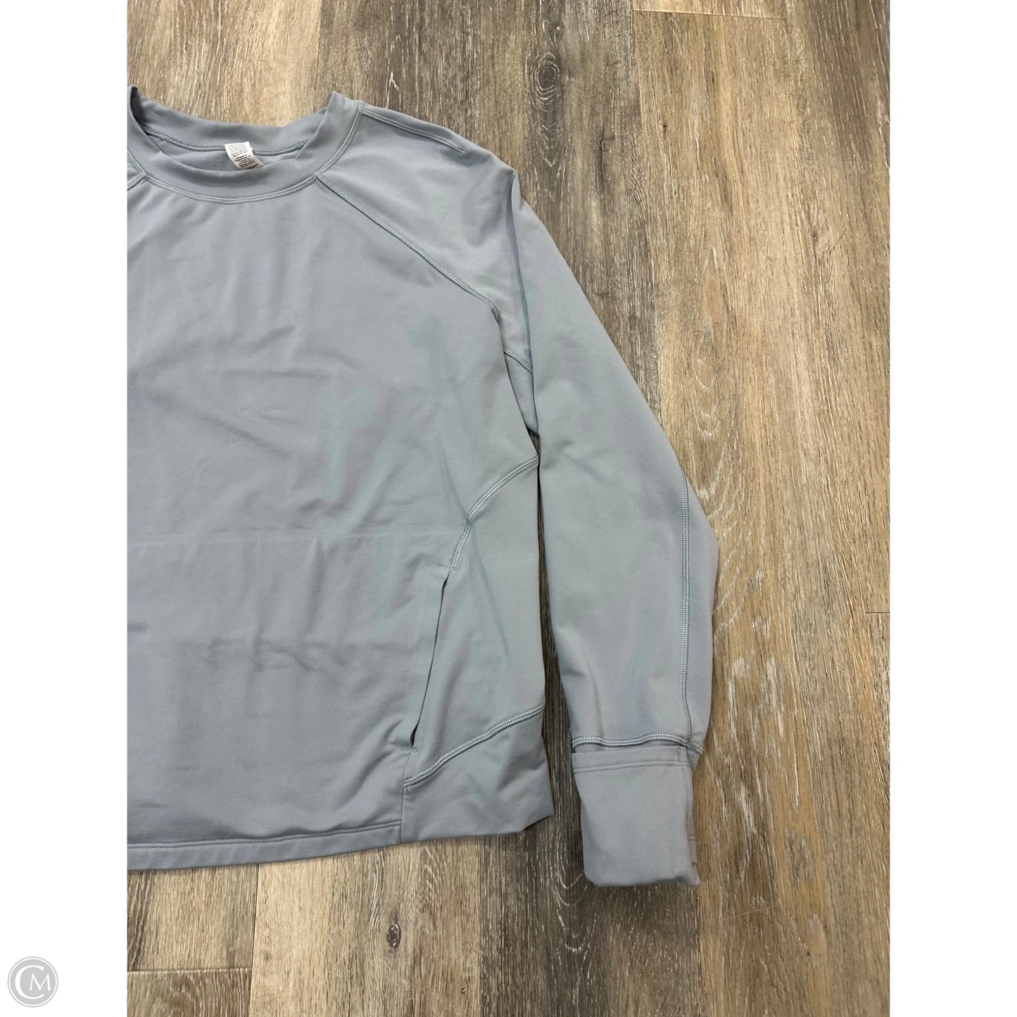 Athletic Sweatshirt Crewneck By Lululemon In Green, Size: 10