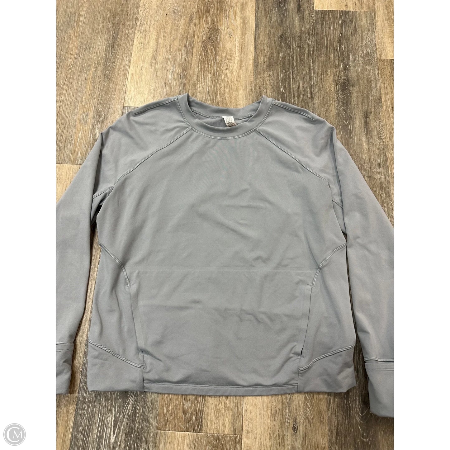 Athletic Sweatshirt Crewneck By Lululemon In Green, Size: 10