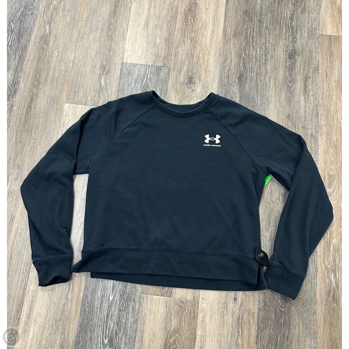 Athletic Sweatshirt Crewneck By Under Armour In Black, Size: M