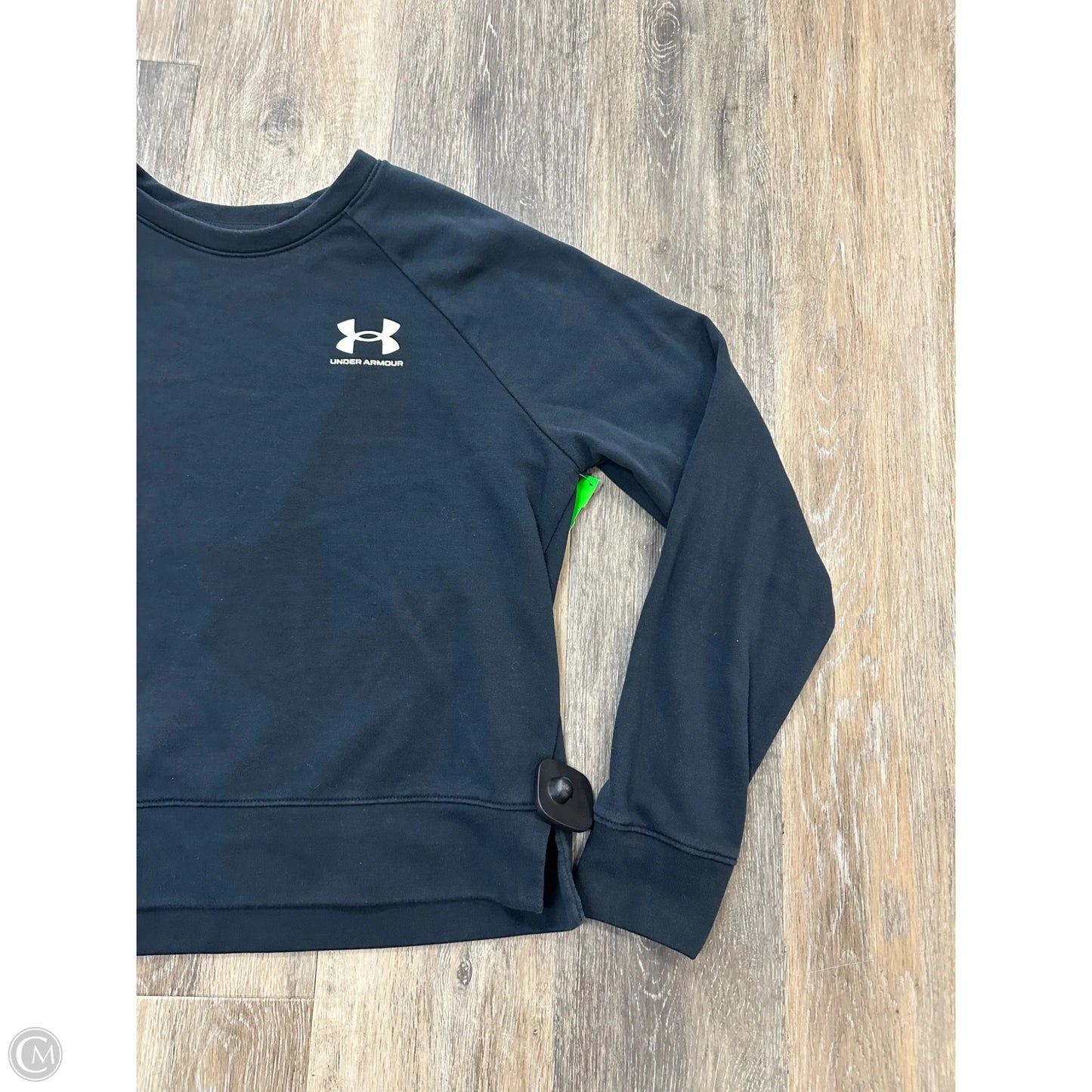 Athletic Sweatshirt Crewneck By Under Armour In Black, Size: M