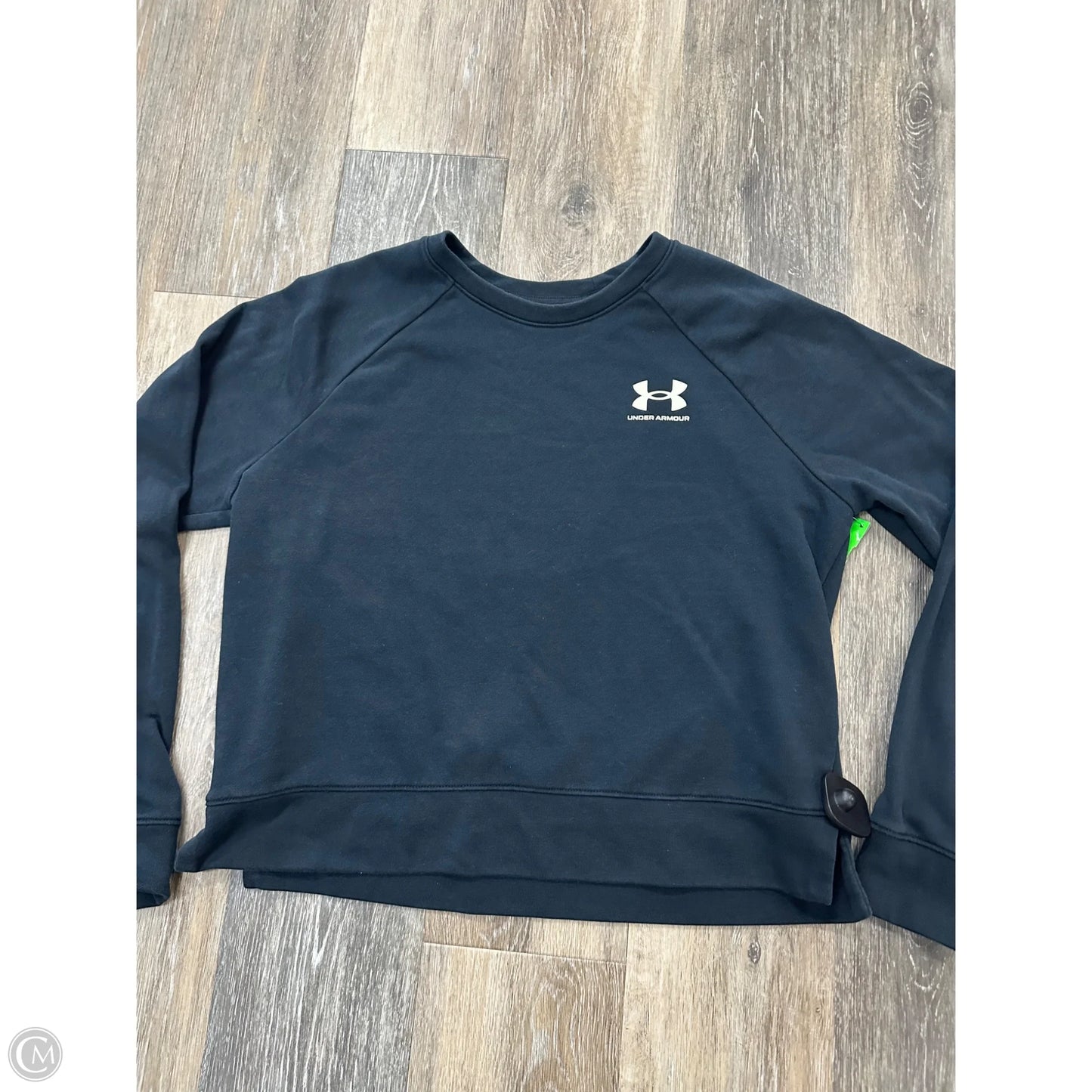 Athletic Sweatshirt Crewneck By Under Armour In Black, Size: M
