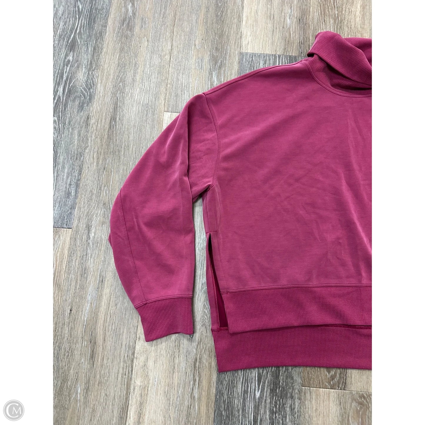 Athletic Sweatshirt Crewneck By Lululemon In Red, Size: 10
