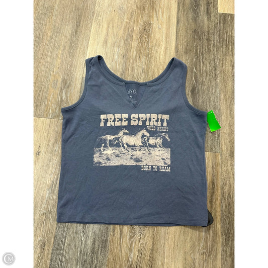 Tank Top By Vinyl Icons In Purple, Size: Xl