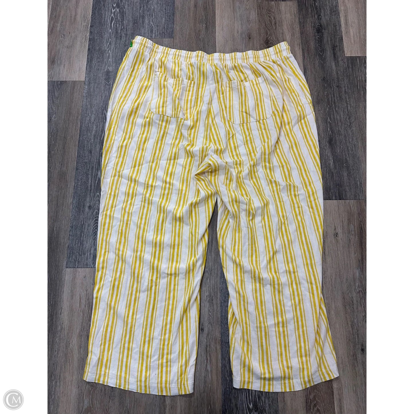 Pants Lounge By Torrid In Yellow, Size: 4x