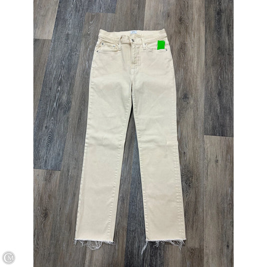 Jeans Straight By Edwin In Yellow, Size: 4