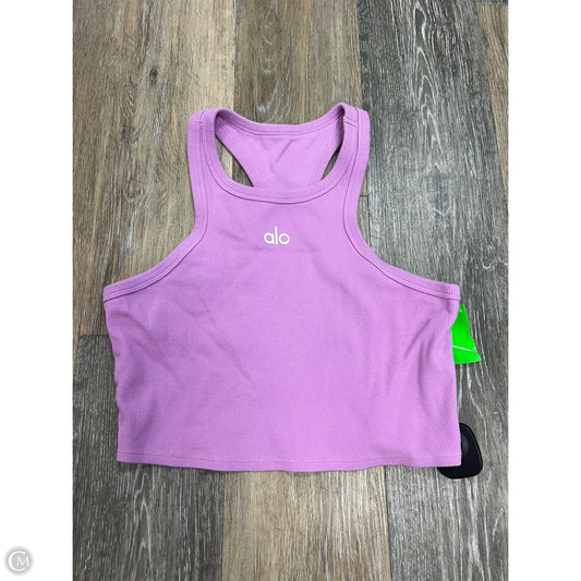Athletic Tank Top By Alo In Purple, Size: S