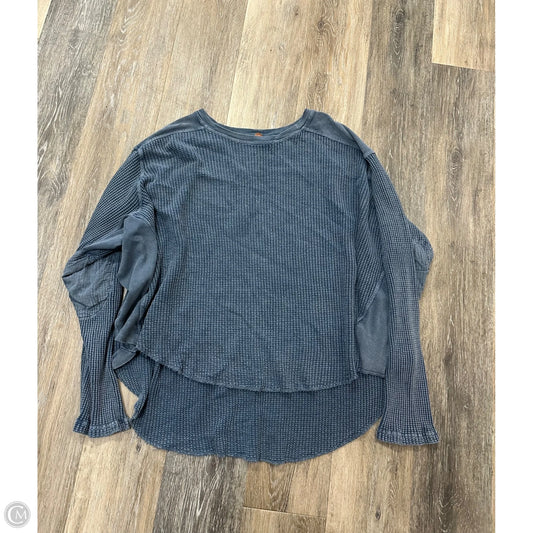 Top Long Sleeve By Free People In Blue, Size: M