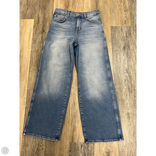 -Jeans Wide Leg By J. Crew In Blue Denim, Size: 2/26