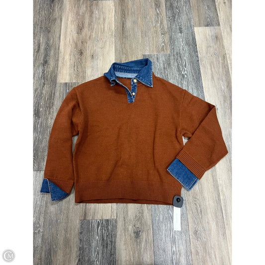 Sweater By Commense In Orange, Size: Xl