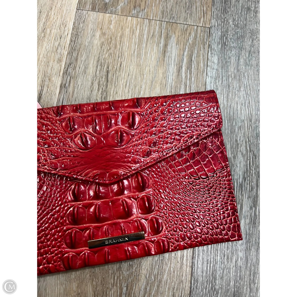 Clutch Designer By Brahmin, Size: Medium