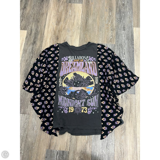 Blouse Short Sleeve By Billabong In Multi-colored, Size: L