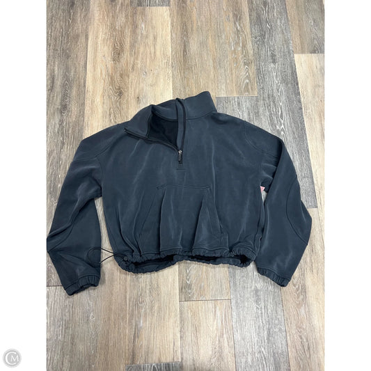 Athletic Sweatshirt Collar By Lululemon In Black, Size: 12