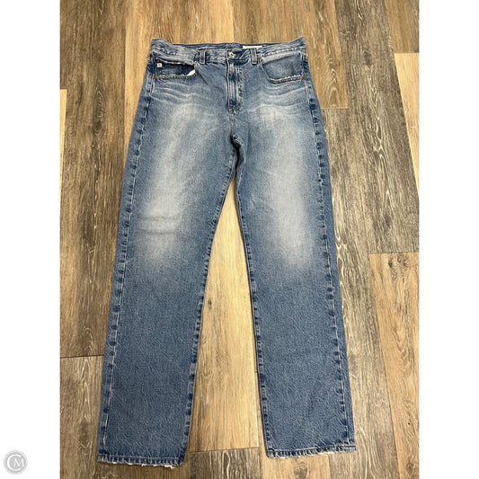 Jeans Boyfriend By Adriano Goldschmied In Blue Denim, Size: 8