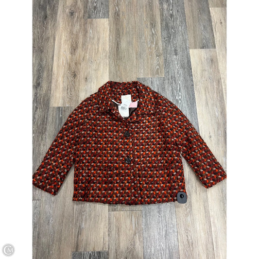 Jacket Designer By Kate Spade In Orange, Size: M