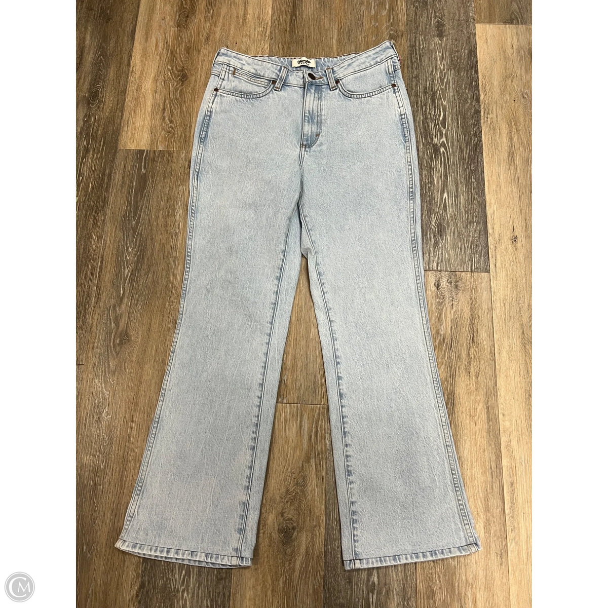 Jeans Boot Cut By Wrangler In Blue Denim, Size: 8