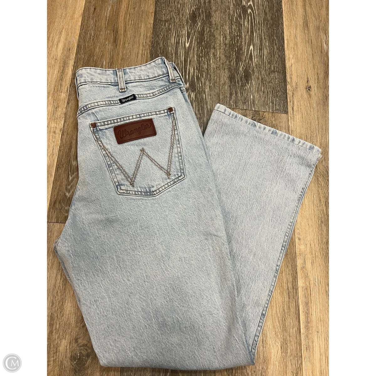 Jeans Boot Cut By Wrangler In Blue Denim, Size: 8