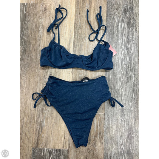 Swimsuit 2pc By Abercrombie And Fitch In Navy, Size: XS/S