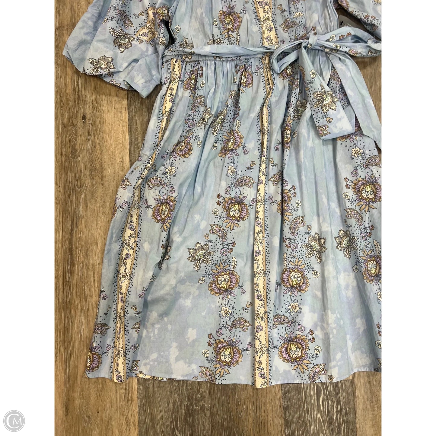 Dress Casual Midi By Lane Bryant In Blue, Size: 16