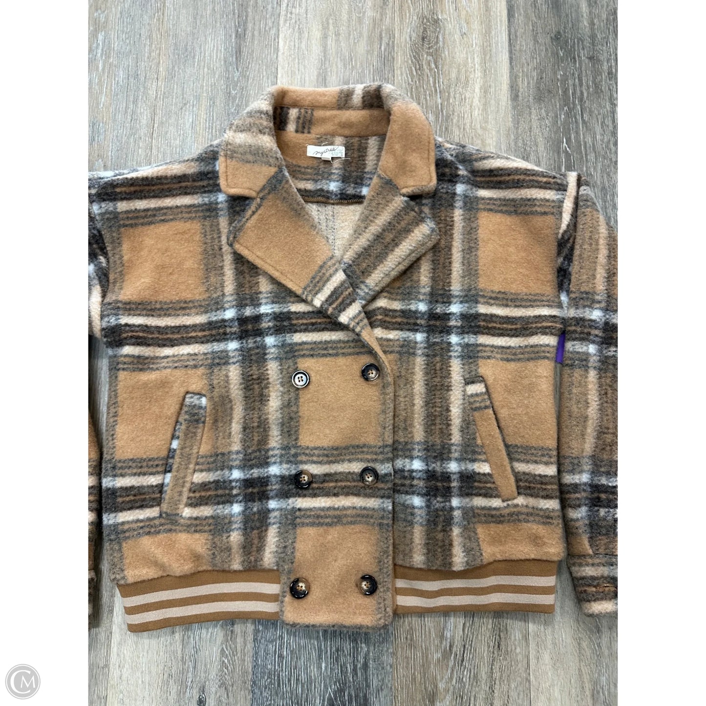 Jacket Other By Mystree In Plaid Pattern, Size: S