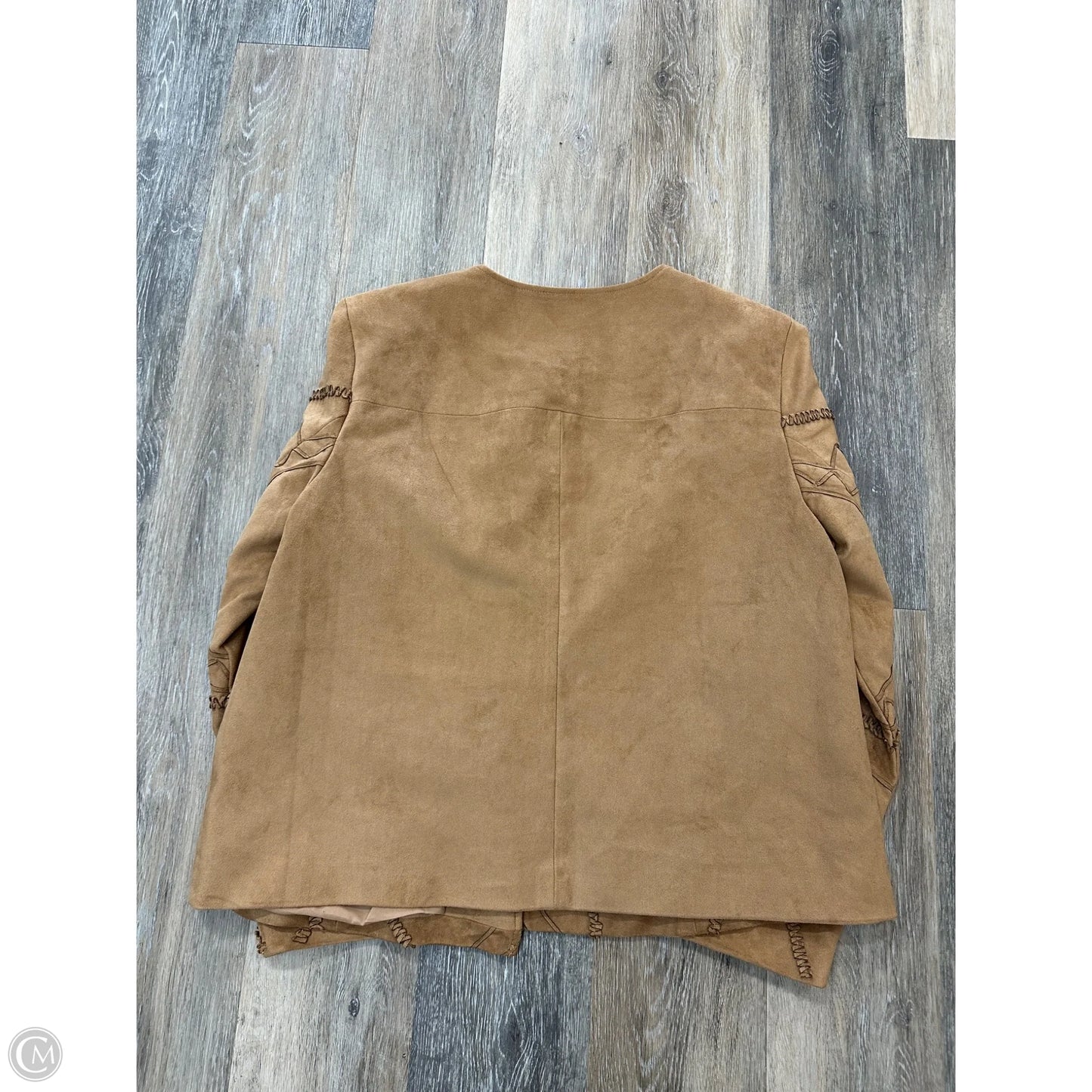 Jacket Other By Chicos In Brown, Size: Xl