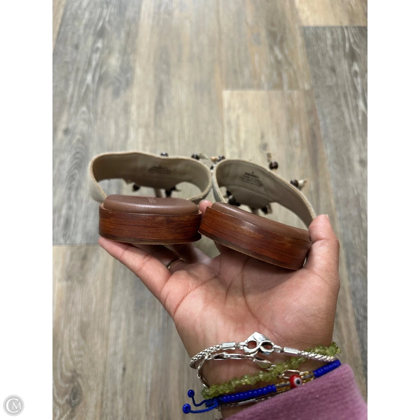 Sandals Flip Flops By Free People In Tan, Size: 8