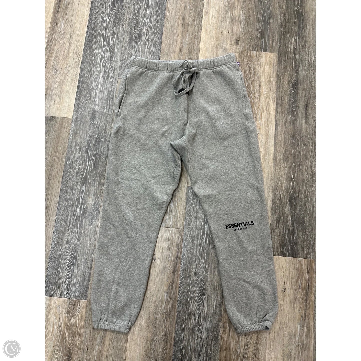 Athletic Pants By Essentials In Grey, Size: L