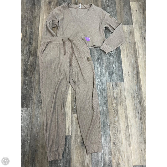 Lounge Set Pants By Alo In Tan, Size: L