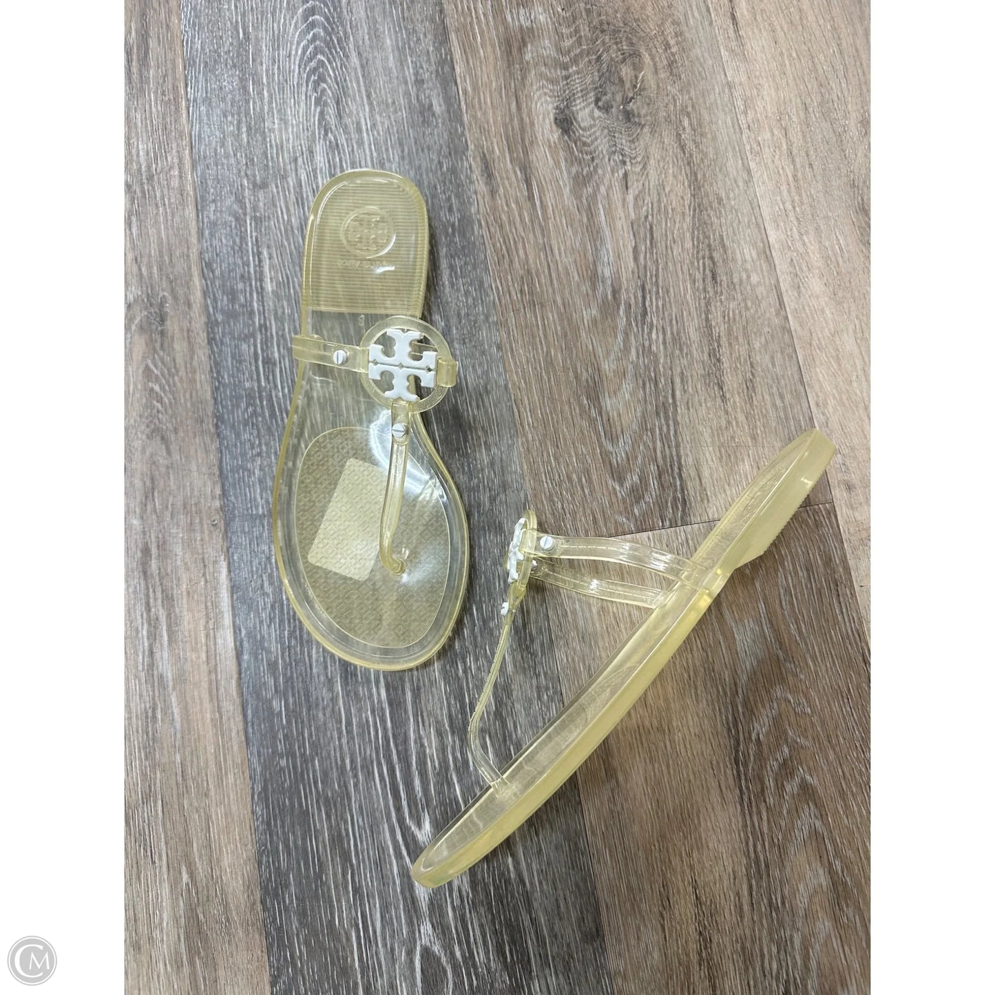 Sandals Designer By Tory Burch In Yellow, Size: 8