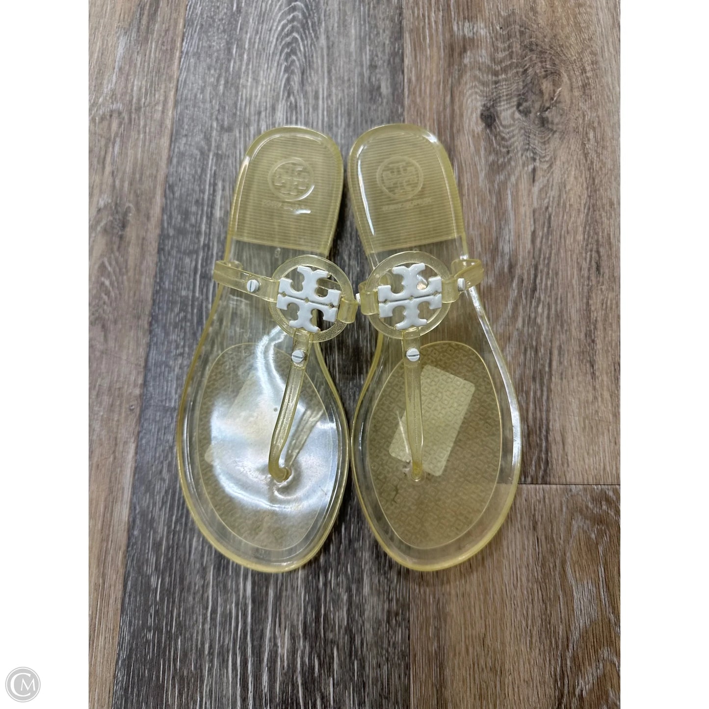 Sandals Designer By Tory Burch In Yellow, Size: 8