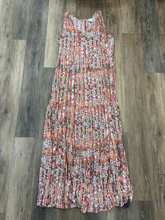 Dress Casual Maxi By Roan + Ryan In Pink, Size: Xl