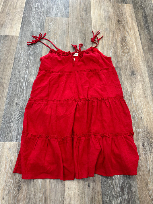 Dress Casual Short By New In In Red, Size: S