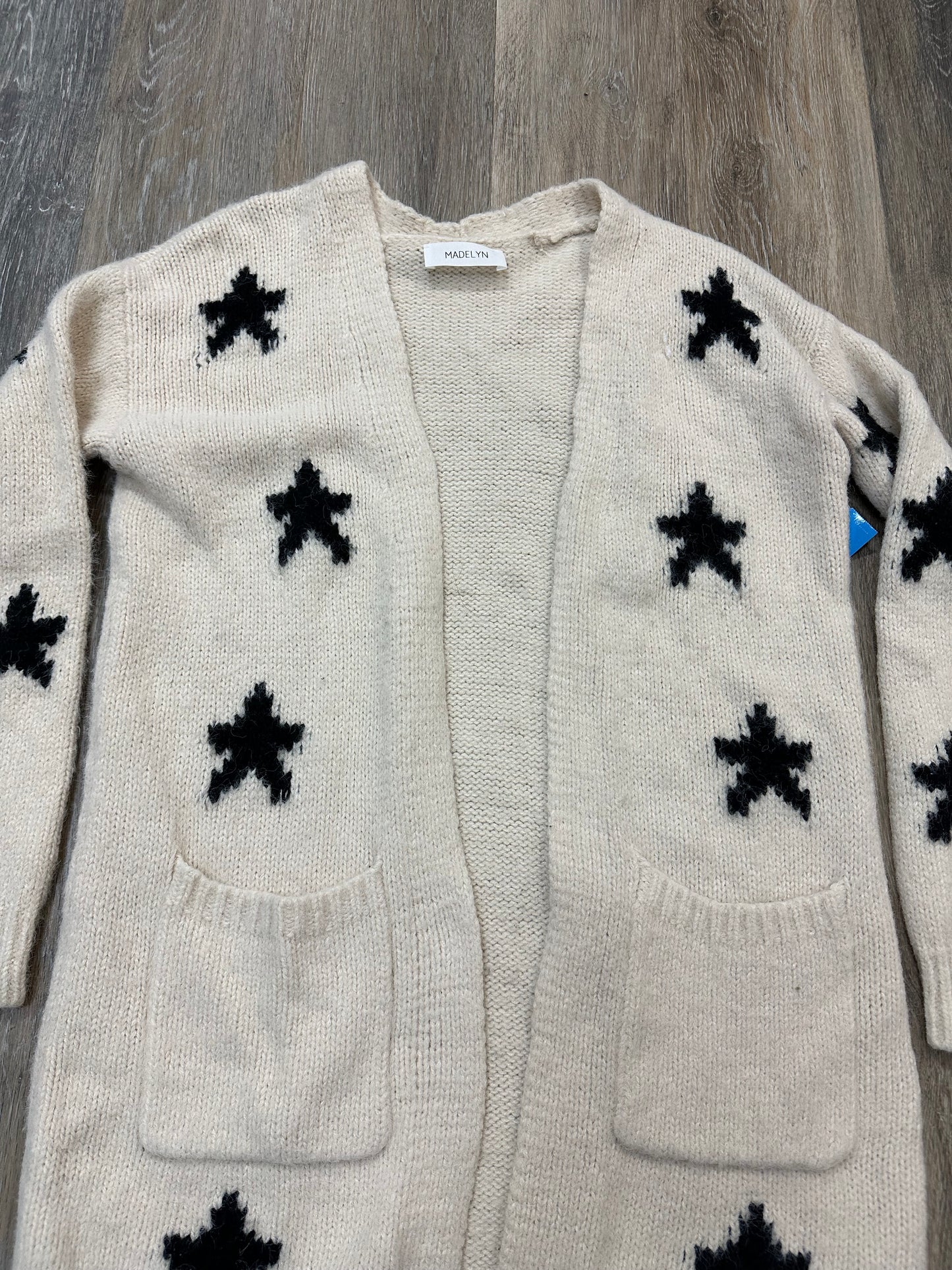 Sweater Cardigan By Madelynn In Cream, Size: Onesize