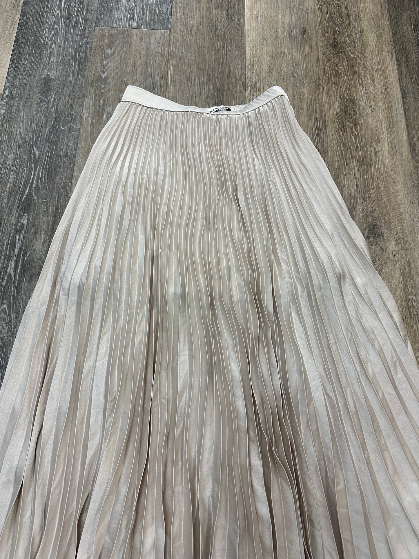 Skirt Maxi By Abercrombie And Fitch In Cream, Size: S