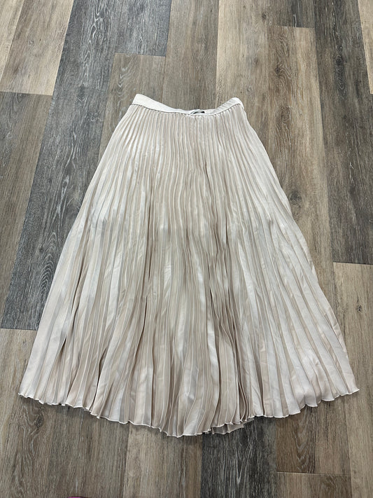 Skirt Maxi By Abercrombie And Fitch In Cream, Size: S